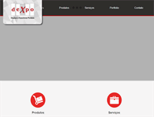 Tablet Screenshot of dexpo.com.br