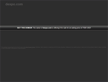 Tablet Screenshot of dexpo.com